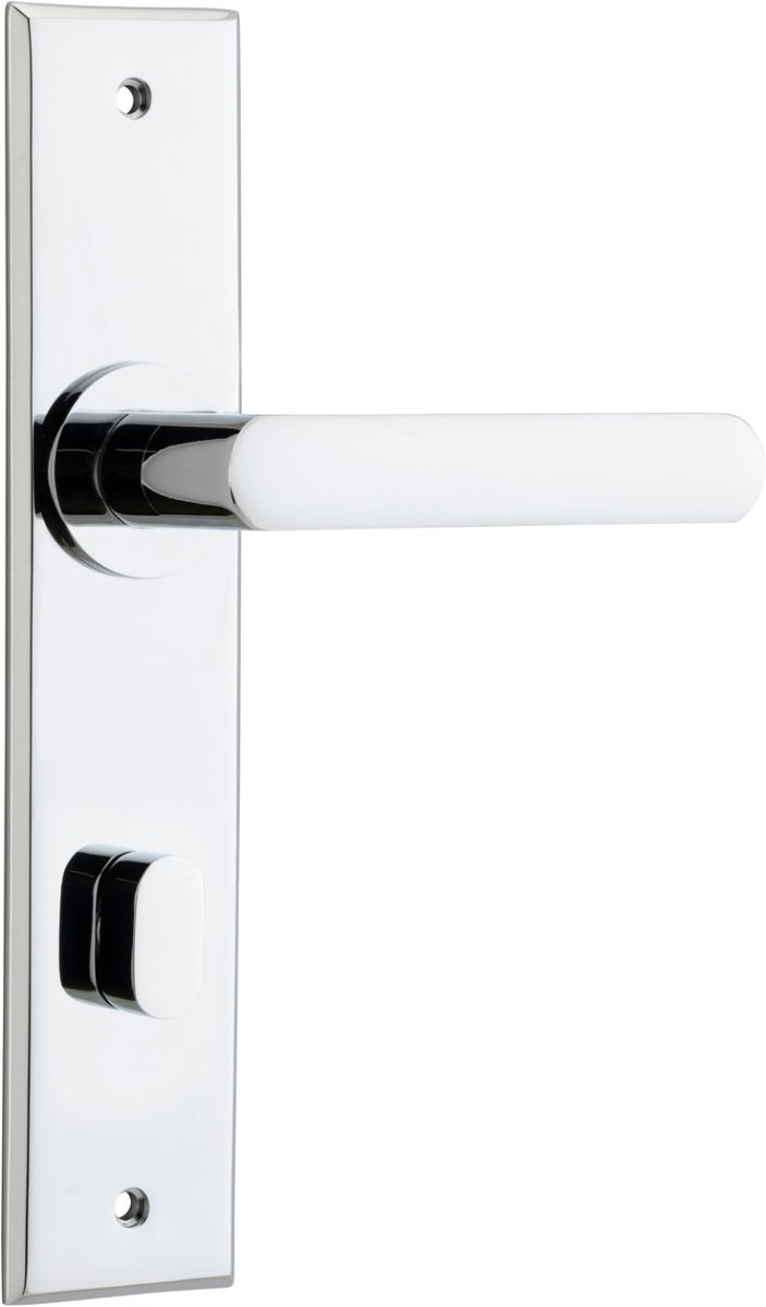 Osaka Lever - Chamfered Backplate - Entry - Point - 11868P85 - Iver