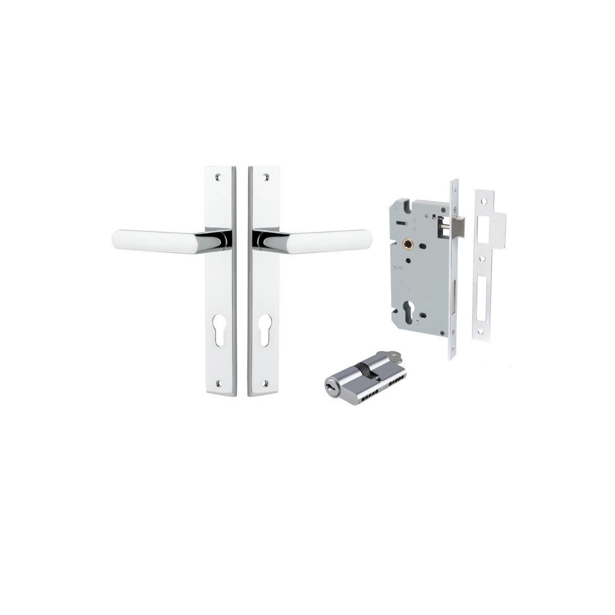 Osaka Lever - Rectangular Backplate - Entry - Point - 11860KENTR60KK - Iver