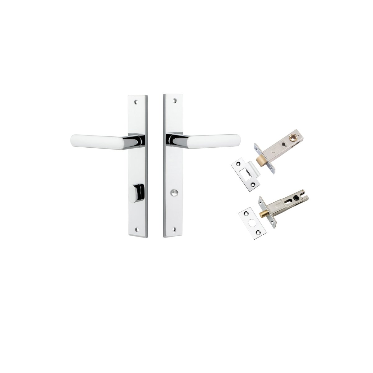 Osaka Lever - Rectangular Backplate - Entry - Point - 11860KPRIV60 - Iver