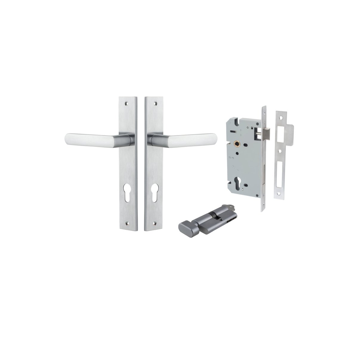 Osaka Lever - Rectangular Backplate - Entry - Point - 12360KENTR60KT - Iver