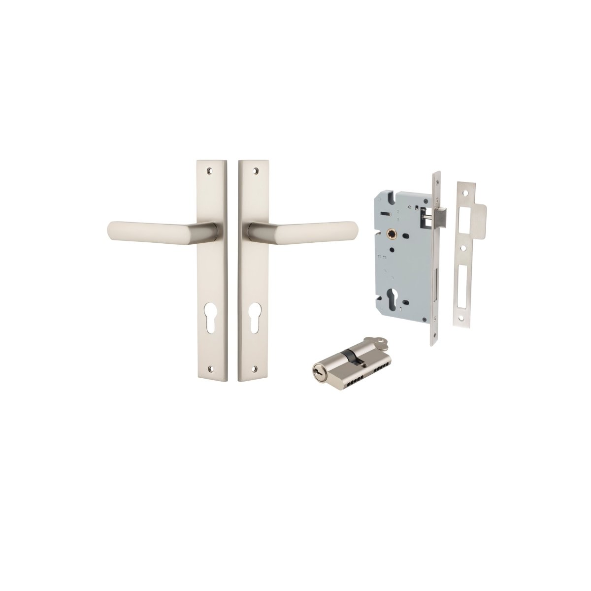 Osaka Lever - Rectangular Backplate - Entry - Point - 14860KENTR60KK - Iver