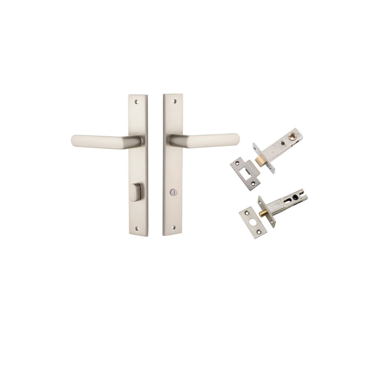 Osaka Lever - Rectangular Backplate - Entry - Point - 14860KPRIV60 - Iver