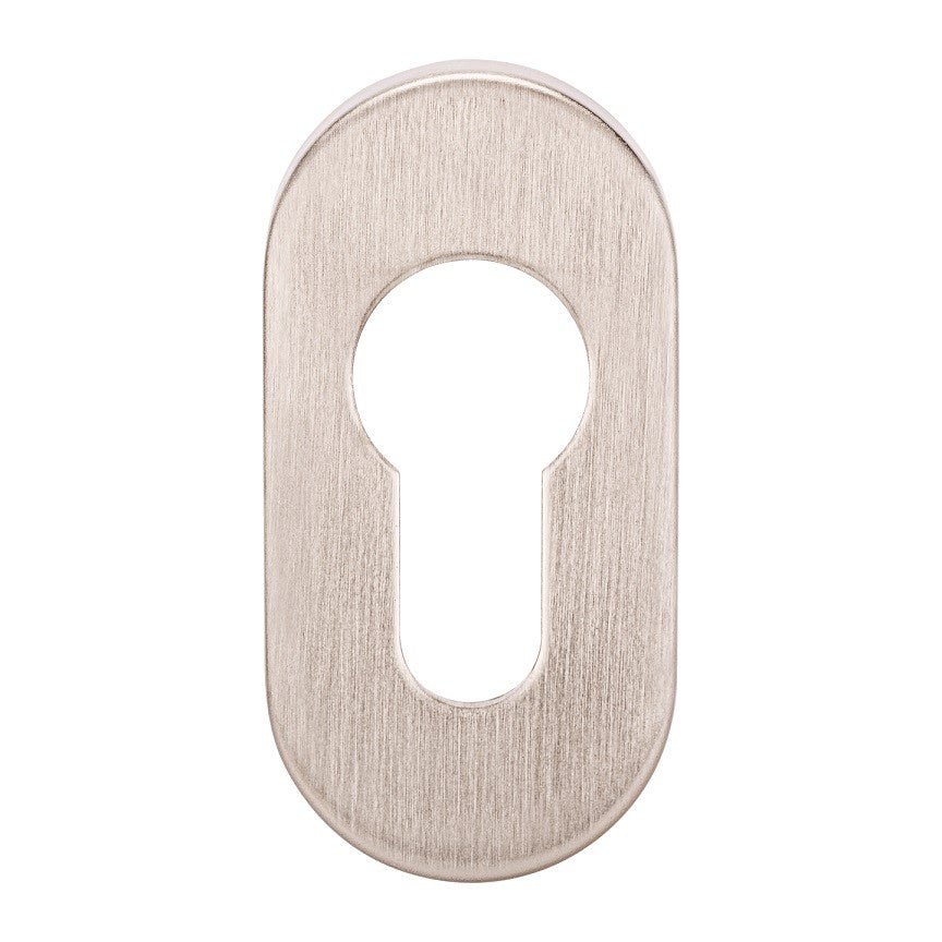 Oval Narrow Style Escutcheon by Zanda - Entry - Point - 8148.E.SS - Zanda
