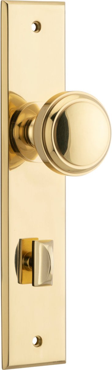 Paddington Knob - Chamfered Backplate - Entry - Point - 10321P85 - Iver