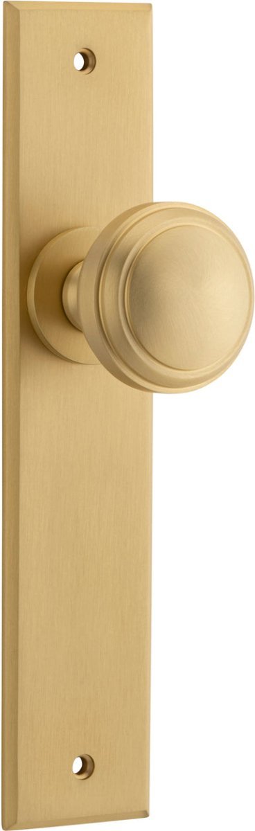 Paddington Knob - Chamfered Backplate - Entry - Point - 10831 - Iver
