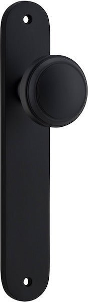 Paddington Knob - Oval Backplate - Entry - Point - 12832 - Iver