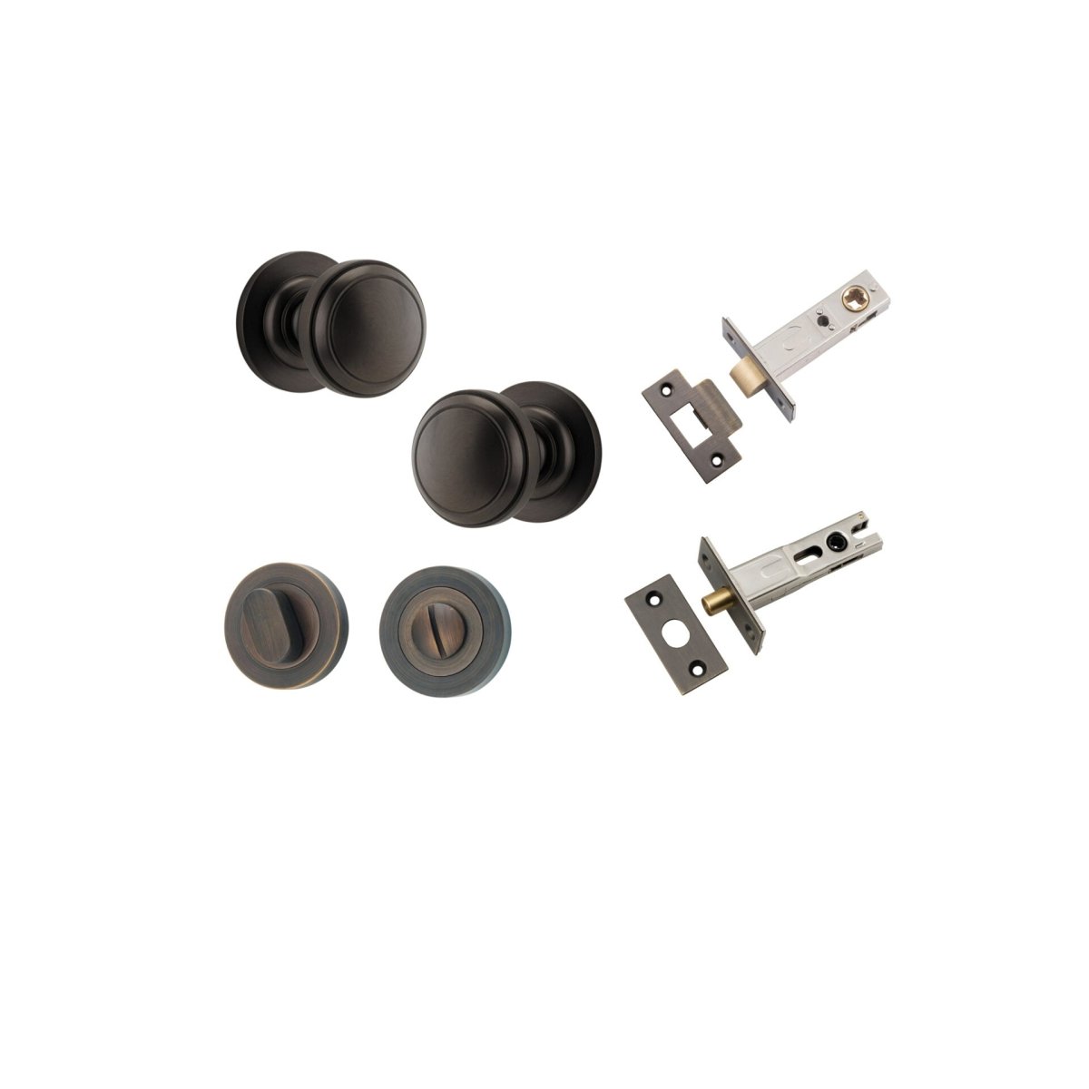 Paddington Knob - Round Rose - Entry - Point - 0211KPRIV60 - Iver