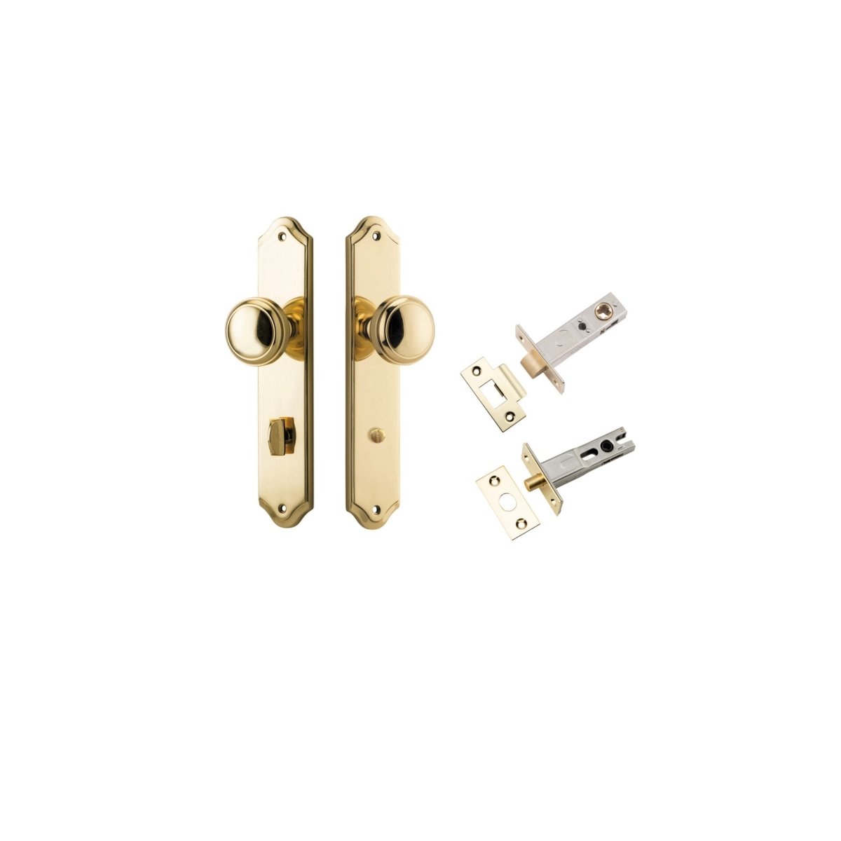Paddington Knob - Shouldered Backplate - Entry - Point - 10326KPRIV60 - Iver