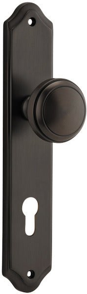 Paddington Knob - Shouldered Backplate - Entry - Point - 10826E85 - Iver