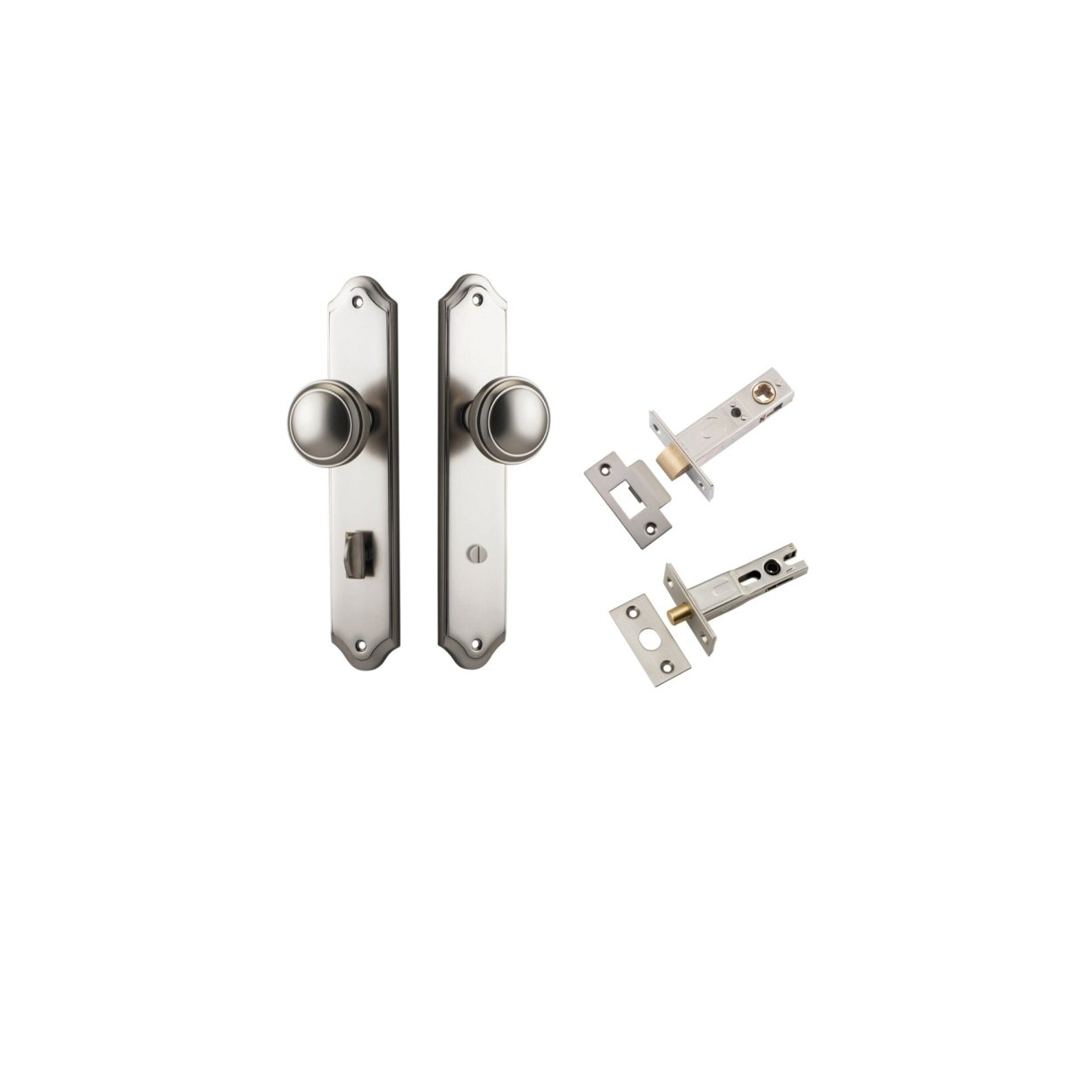 Paddington Knob - Shouldered Backplate - Entry - Point - 14826KPRIV60 - Iver