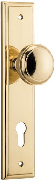 Paddington Knob - Stepped Backplate - Entry - Point - 10838E85 - Iver