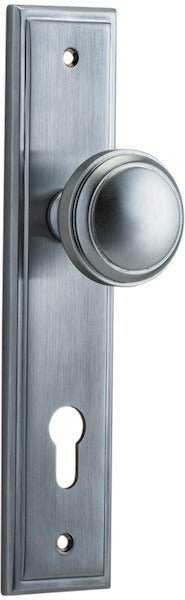 Paddington Knob - Stepped Backplate - Entry - Point - 12338E85 - Iver