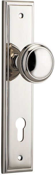 Paddington Knob - Stepped Backplate - Entry - Point - 14338E85 - Iver