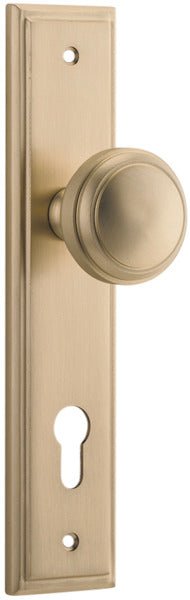 Paddington Knob - Stepped Backplate - Entry - Point - 15338E85 - Iver