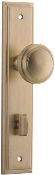 Paddington Knob - Stepped Backplate - Entry - Point - 15338P85 - Iver