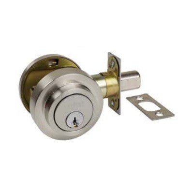 Round Slimline Deadbolt by Zanda - Entry - Point - 9063.BN - Zanda