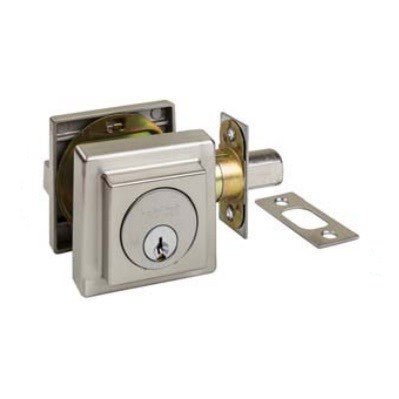 Square Slimline Deadbolt by Zanda - Entry - Point - 9064.BN - Zanda