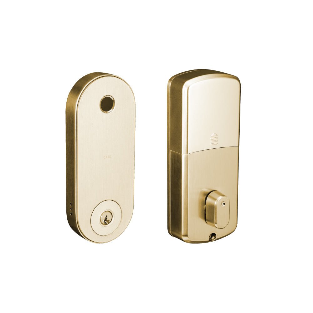 Stealth Smart Lock Deadbolts – Satin Brass By Zanda - Entry - Point - 1320.SB - Zanda