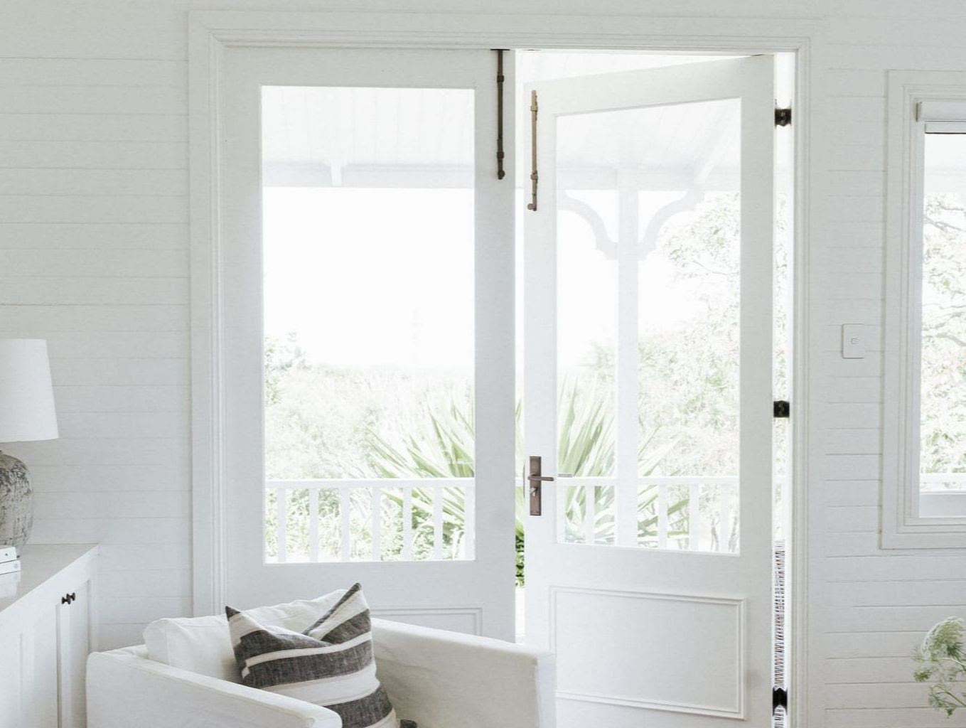 Satin Brass Panic Bolts