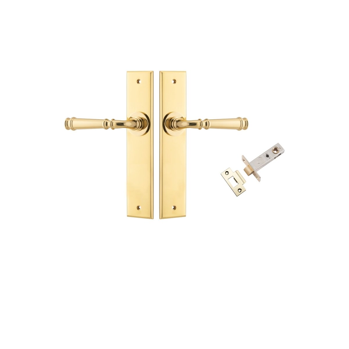 Verona Lever - Chamfered Backplate - Entry - Point - 10286KPASS60 - Iver