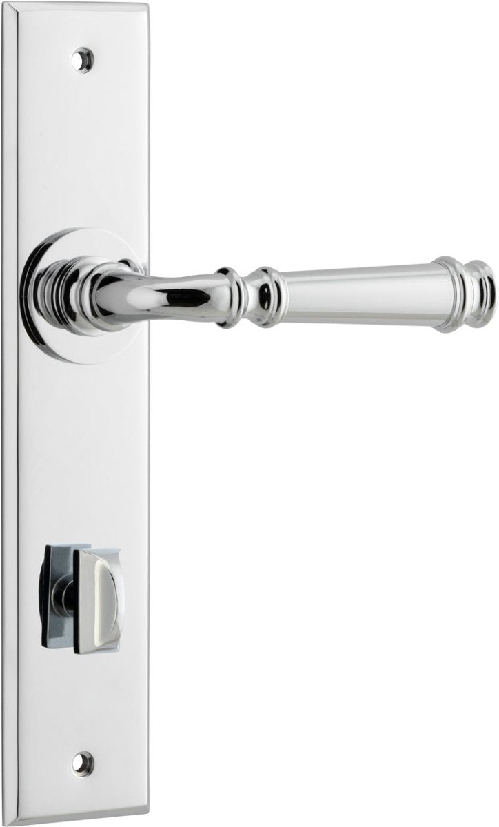 Verona Lever - Chamfered Backplate - Entry - Point - 11786P85 - Iver