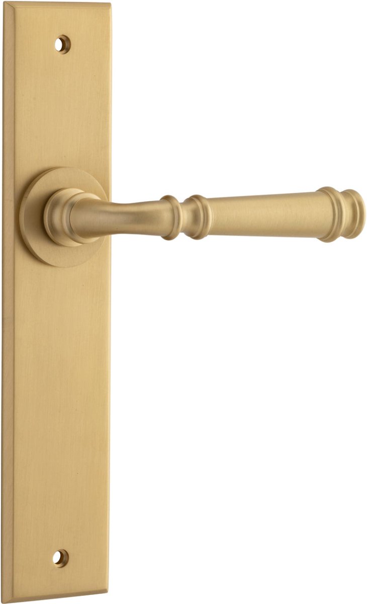Verona Lever - Chamfered Backplate - Entry - Point - 13286 - Iver