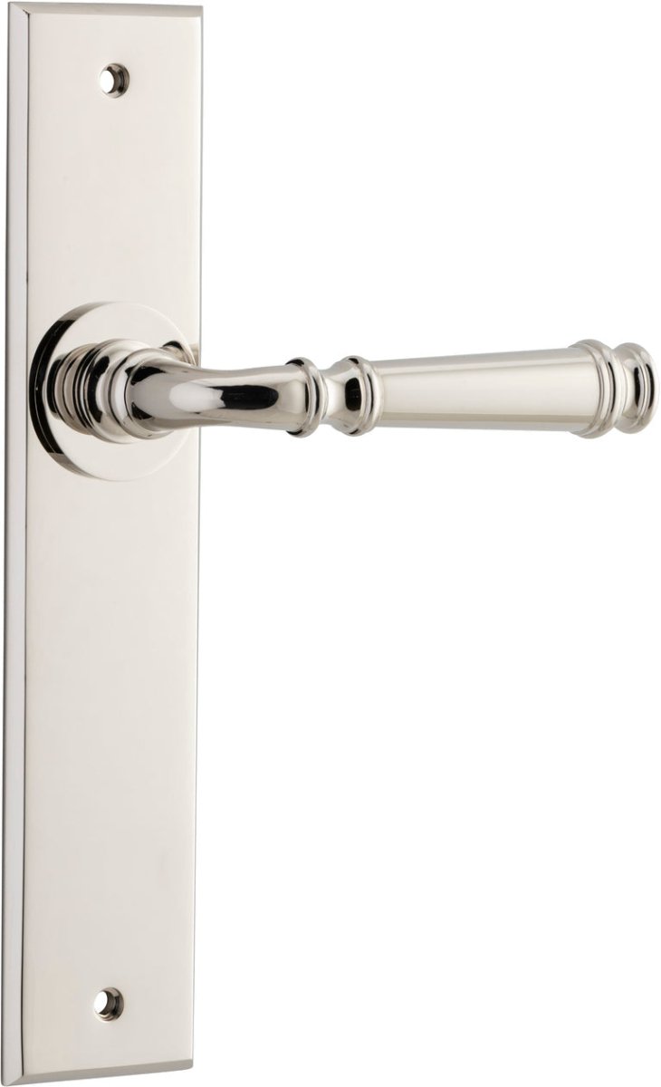 Verona Lever - Chamfered Backplate - Entry - Point - 14286 - Iver