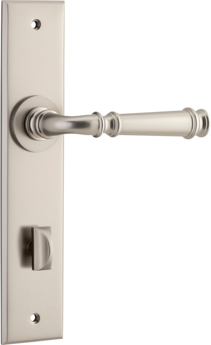 Verona Lever - Chamfered Backplate - Entry - Point - 14786P85 - Iver