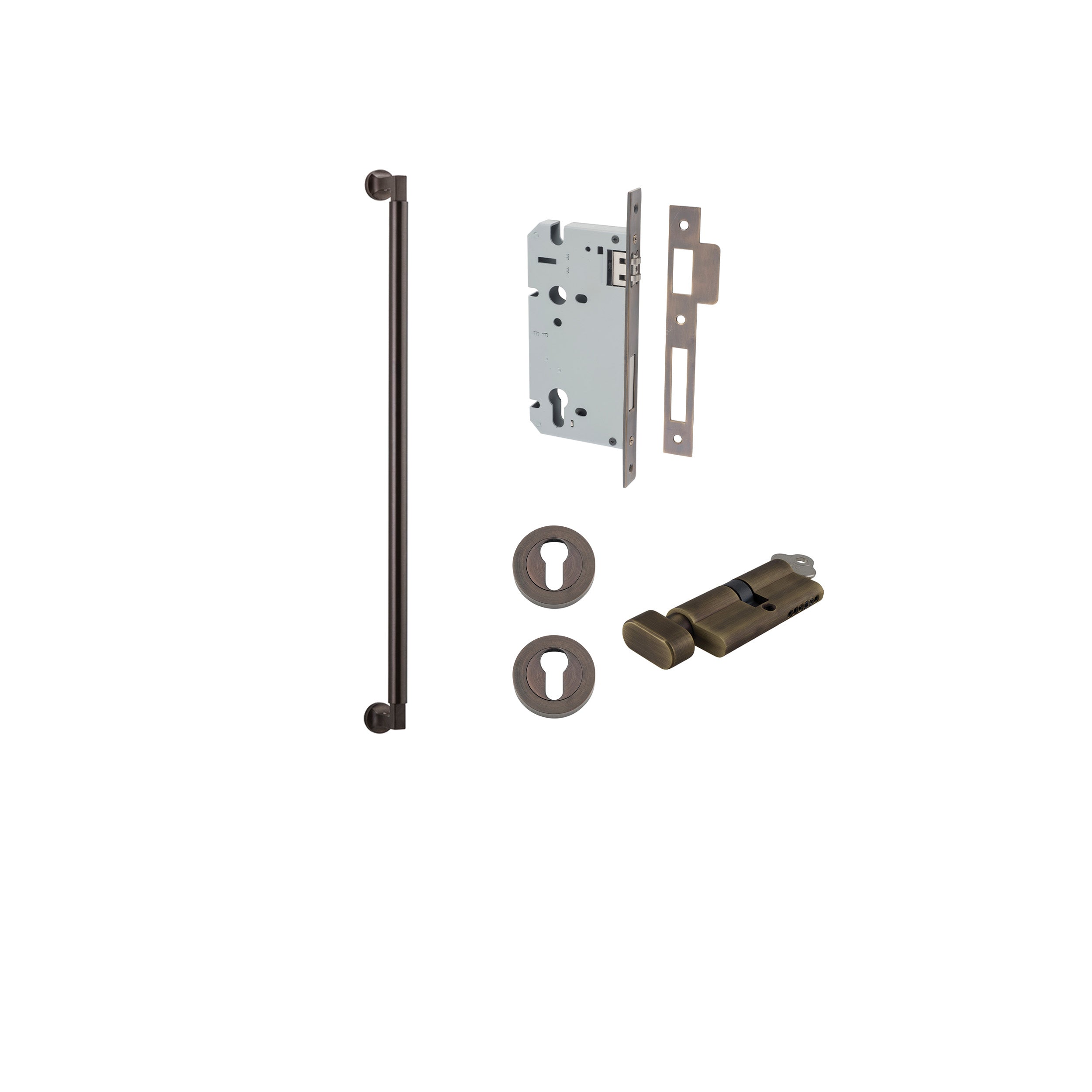 Berlin Pull Handle - Entry Point - Iver - Signature Brass - Pull Handles