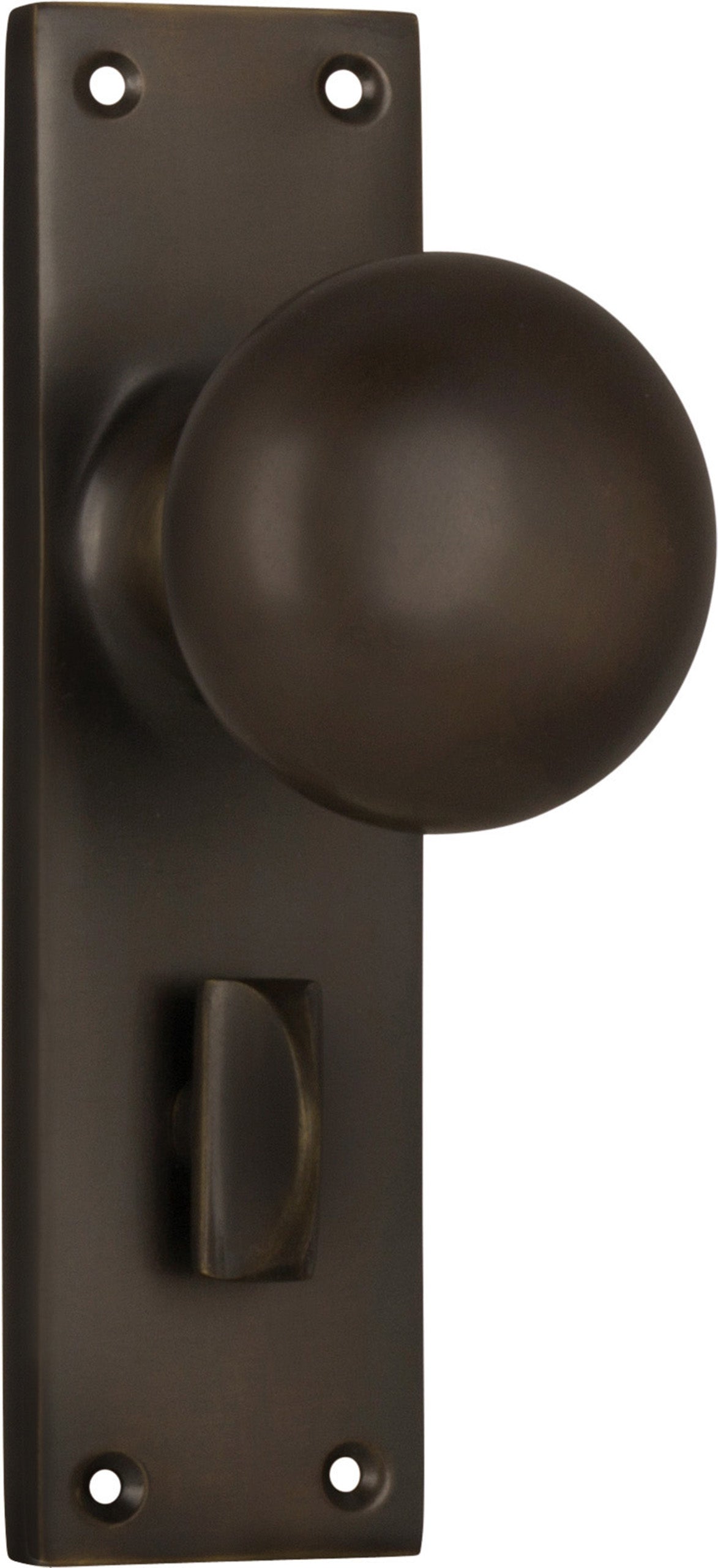 Victorian Door Knob - Long Backplate by Tradco