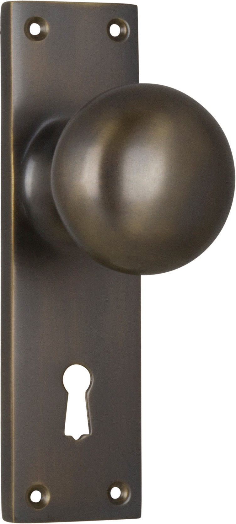 Victorian Door Knob - Long Backplate by Tradco