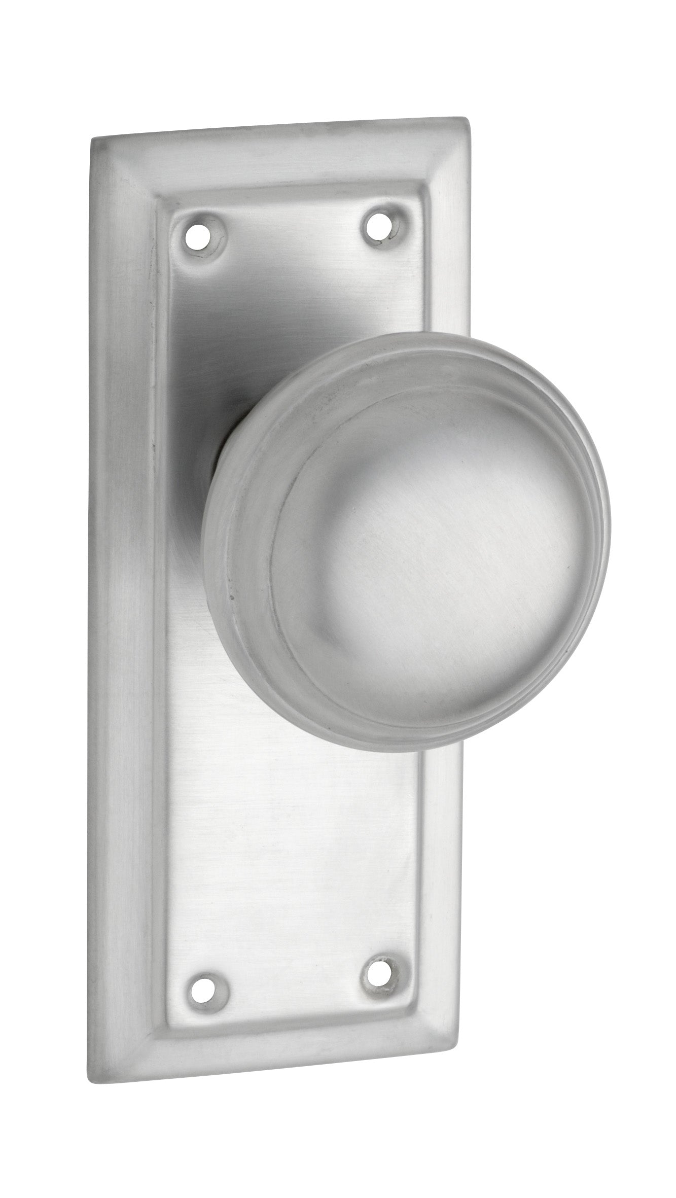 Richmond Door Knob - Short Backplate by Tradco