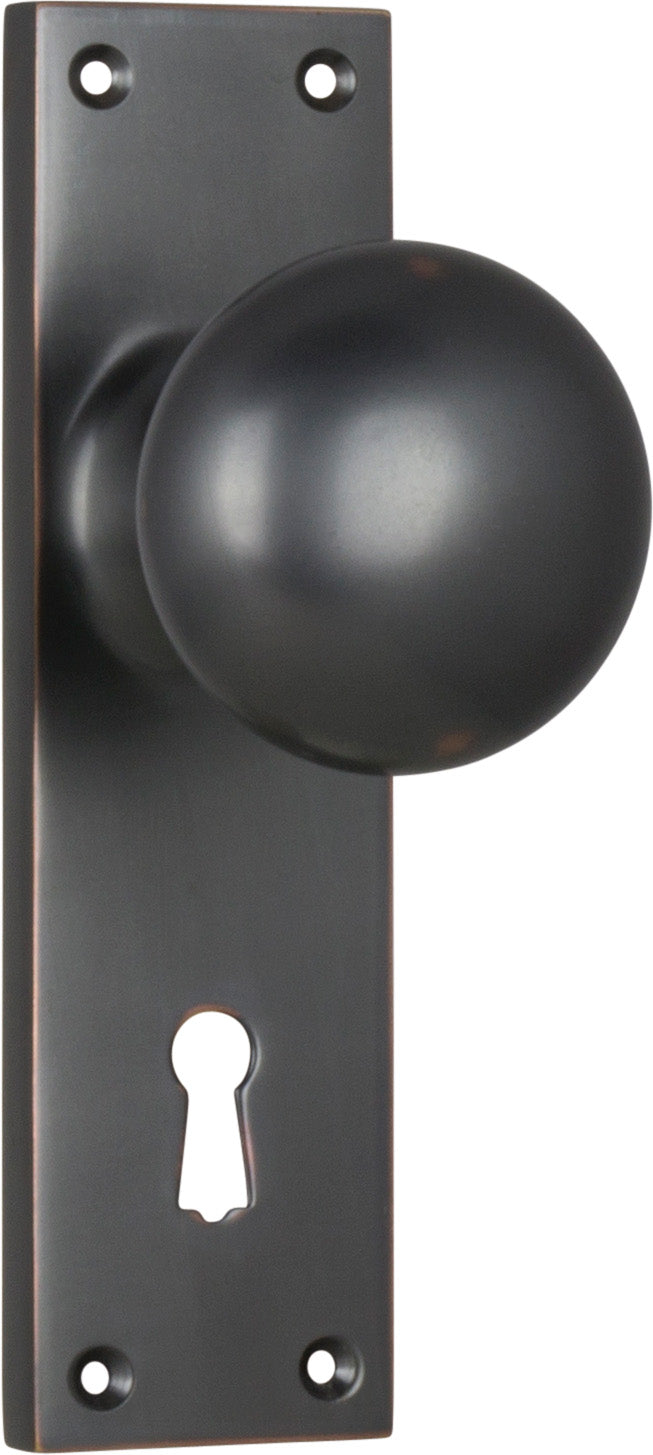 Victorian Door Knob - Long Backplate by Tradco