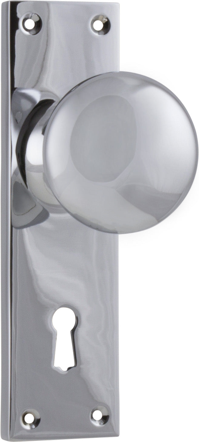 Victorian Door Knob - Long Backplate by Tradco