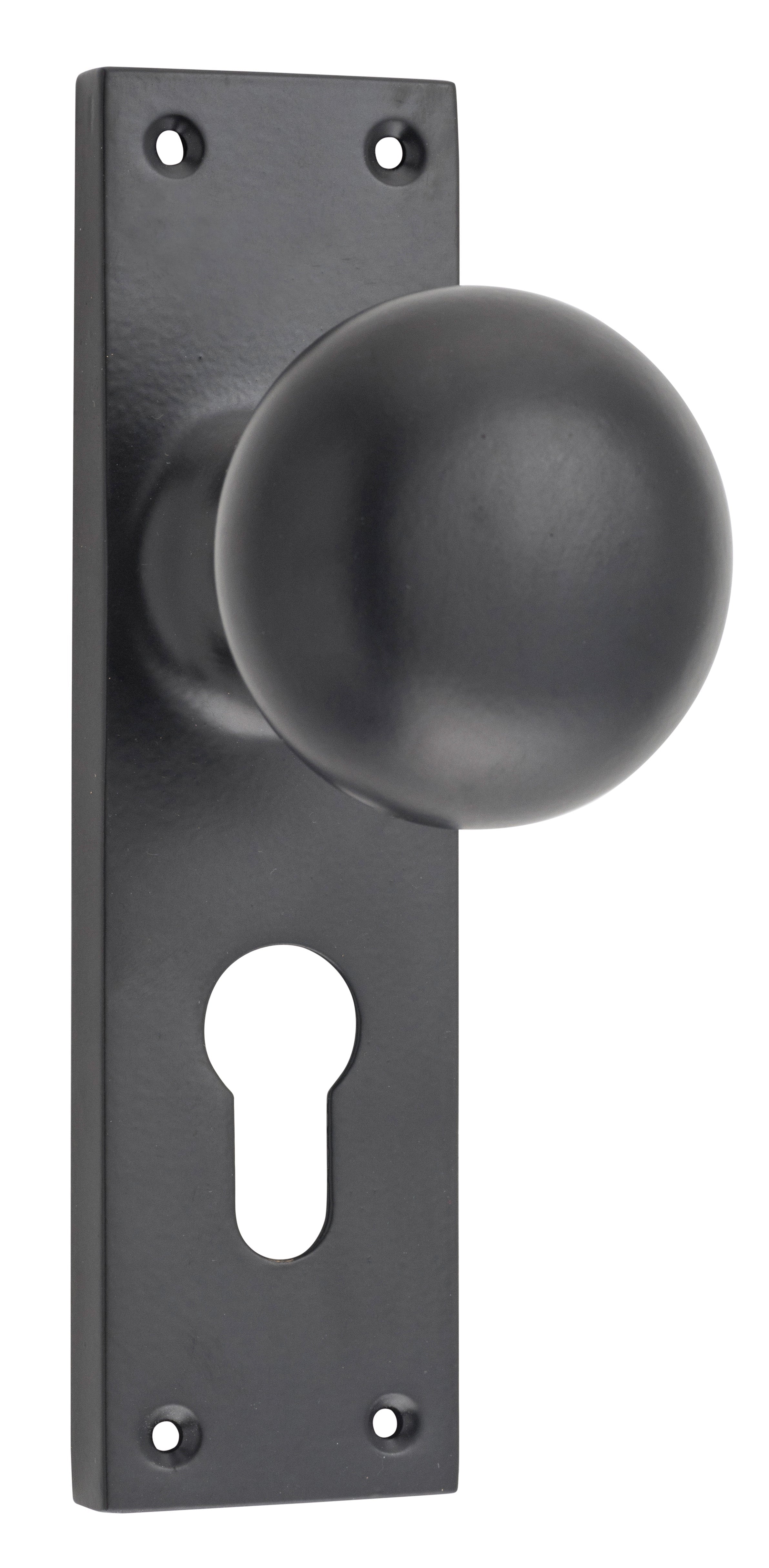 Victorian Door Knob - Long Backplate by Tradco