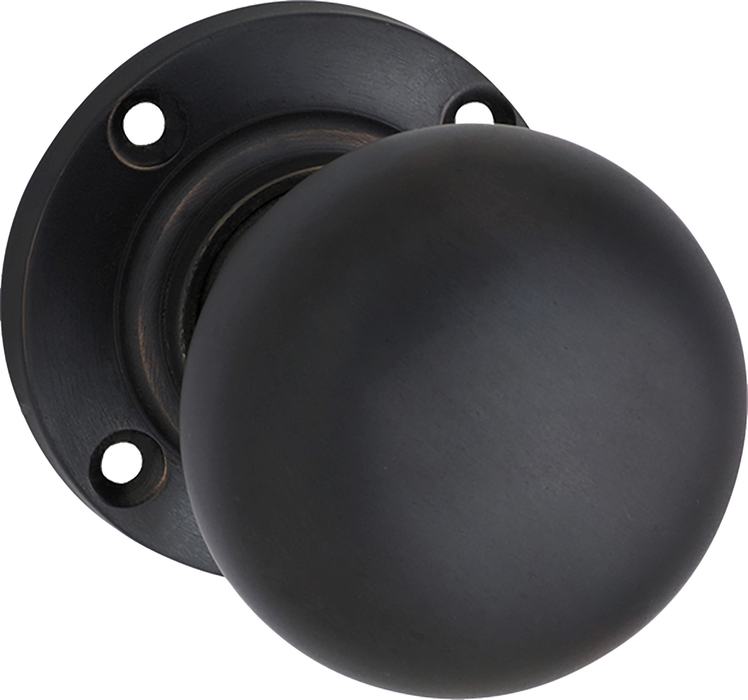 Victorian Door Knob - Round Rose by Tradco