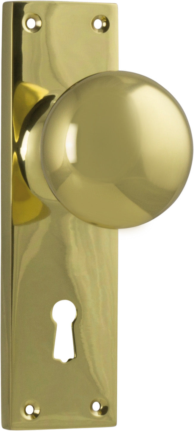 Victorian Door Knob - Long Backplate by Tradco