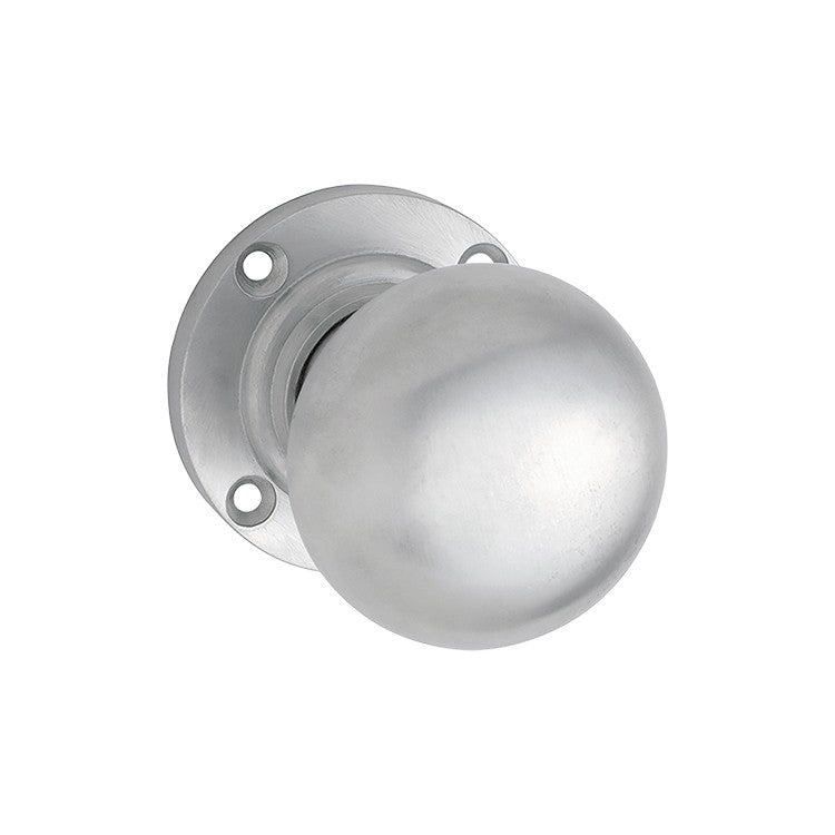 Victorian Door Knob - Round Rose by Tradco