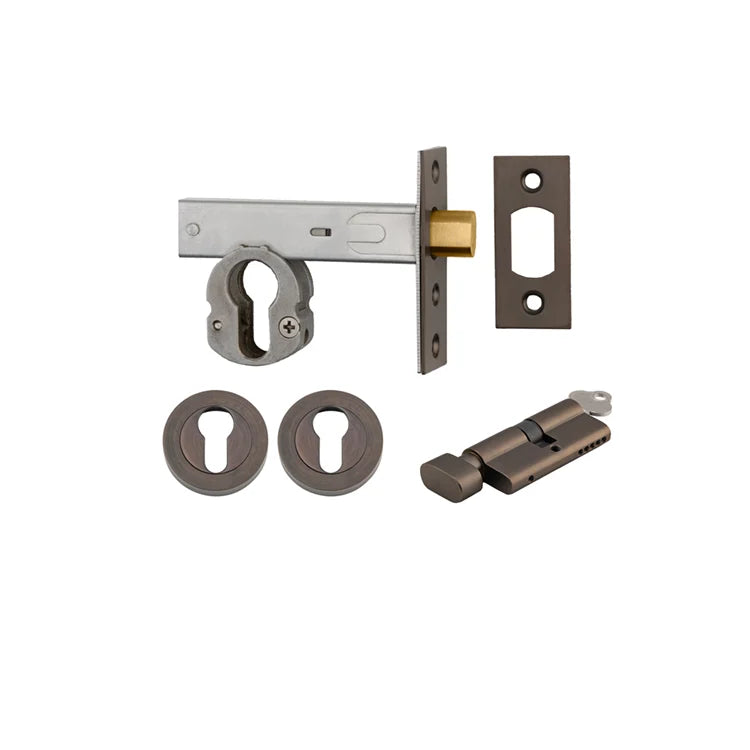 IVER Round Deadbolt Key/Turn - Multiple Finishes