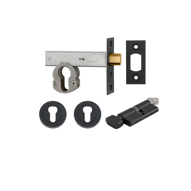 IVER Round Deadbolt Key/Turn - Multiple Finishes