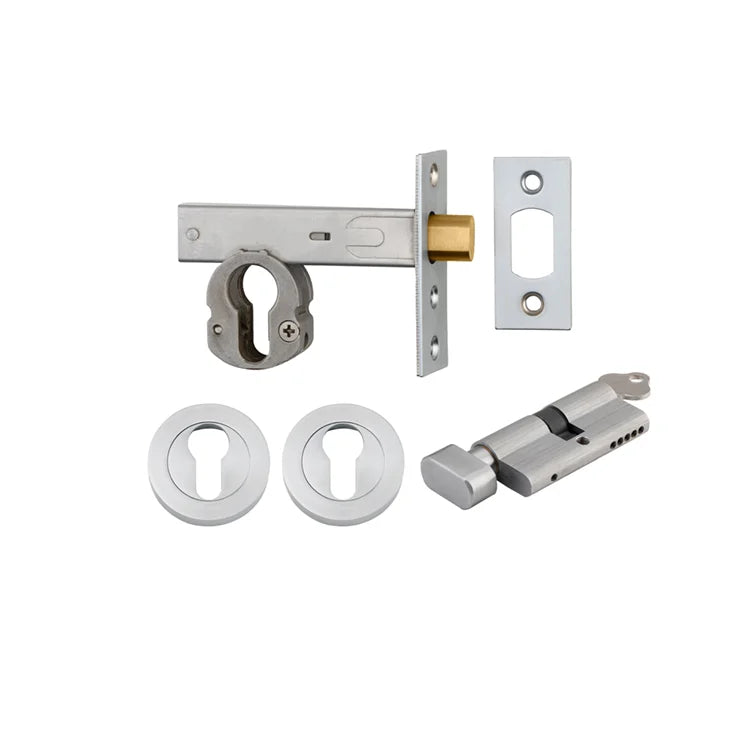 IVER Round Deadbolt Key/Turn - Multiple Finishes
