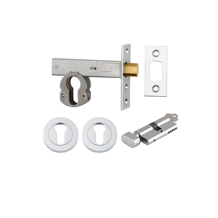 IVER Round Deadbolt Key/Turn - Multiple Finishes