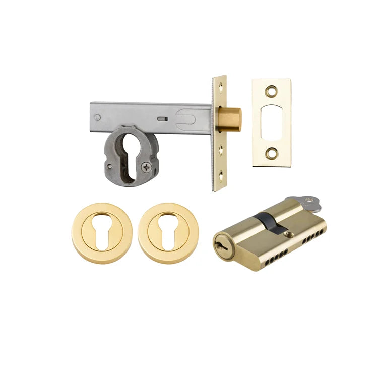 IVER Round Deadbolt Key/Key - Multiple Finishes