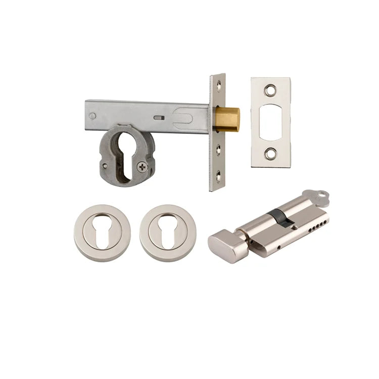IVER Round Deadbolt Key/Turn - Multiple Finishes