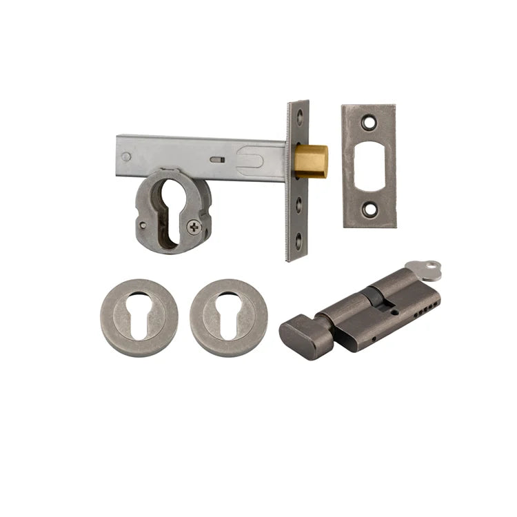 IVER Round Deadbolt Key/Turn - Multiple Finishes