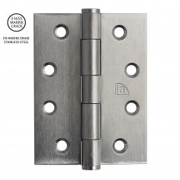 316SS Fixed Pin Hinge 100x100mm