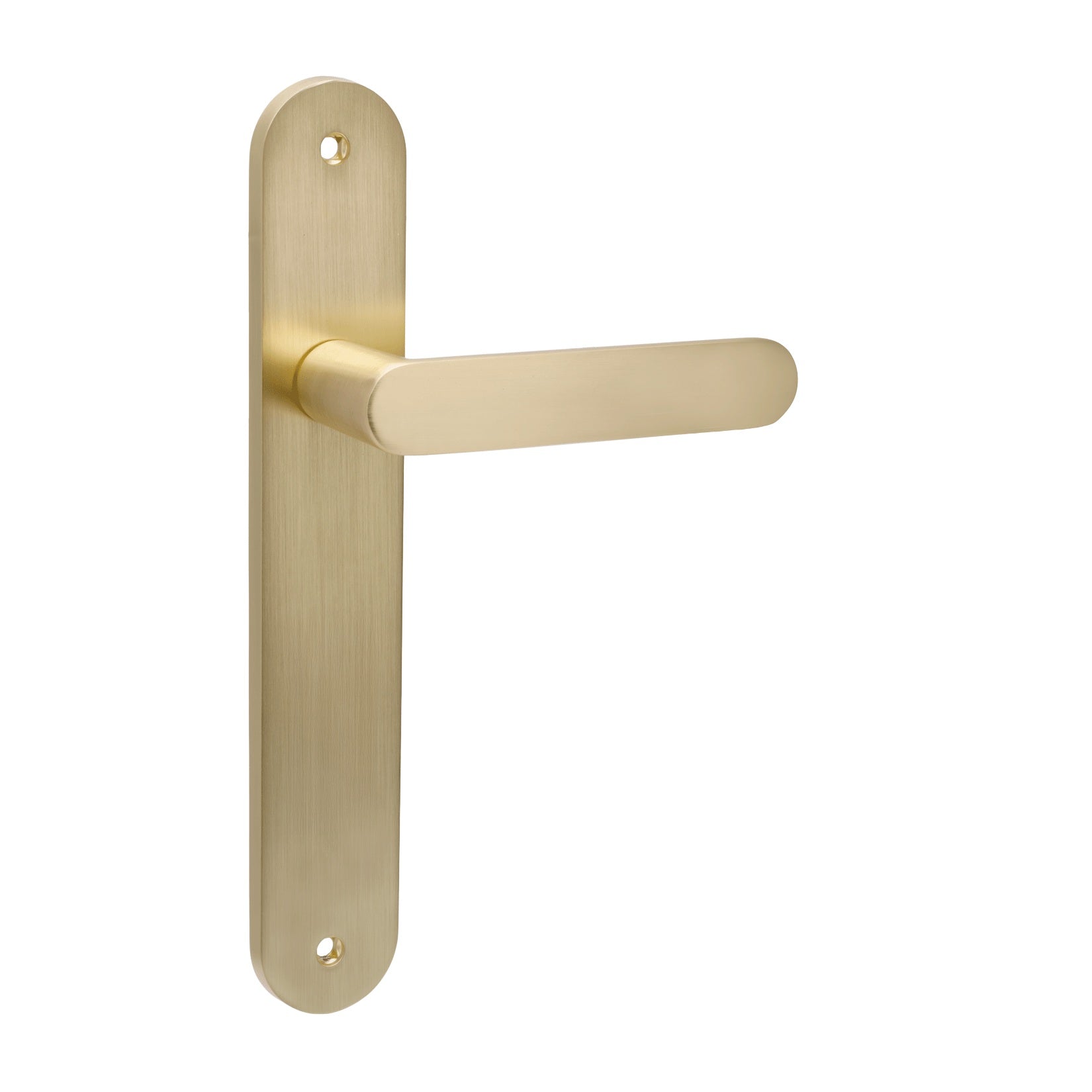 Duke Longplate Handle By Zanda - Satin Brass