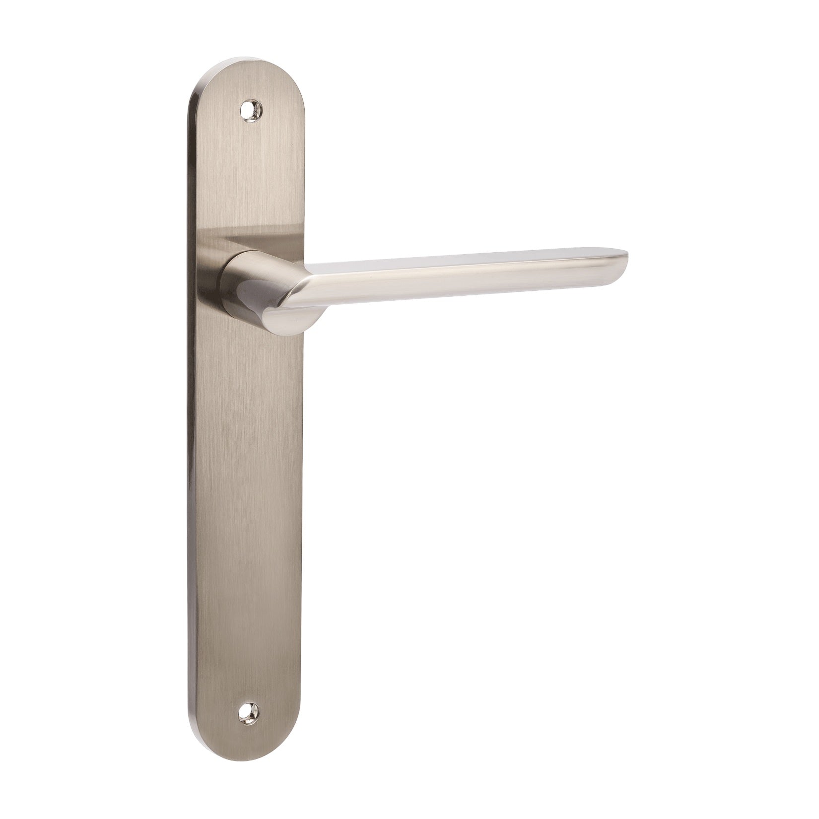 Regent Longplate Handle By Zanda - Brushed Nickel