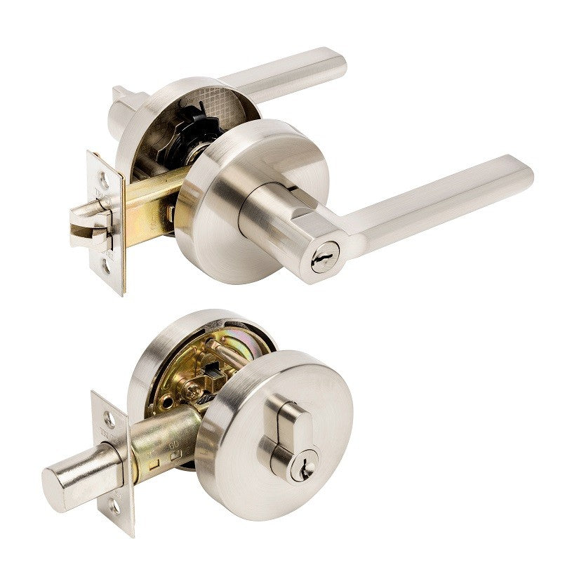 The Aldo Combination Set in Brushed Nickel By Zanda