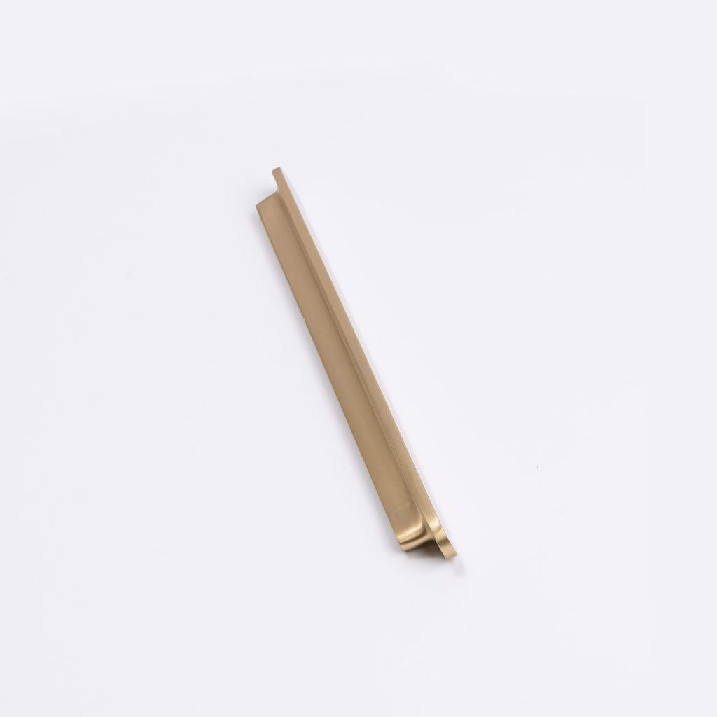 Brushed Brass Oval Profile Cabinet Pull - Imogen - Manovella